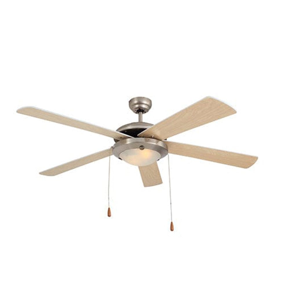 The Lighting Club Natural Wood Comet Ceiling Fan - 5 Blades F4NW 6007328010944
