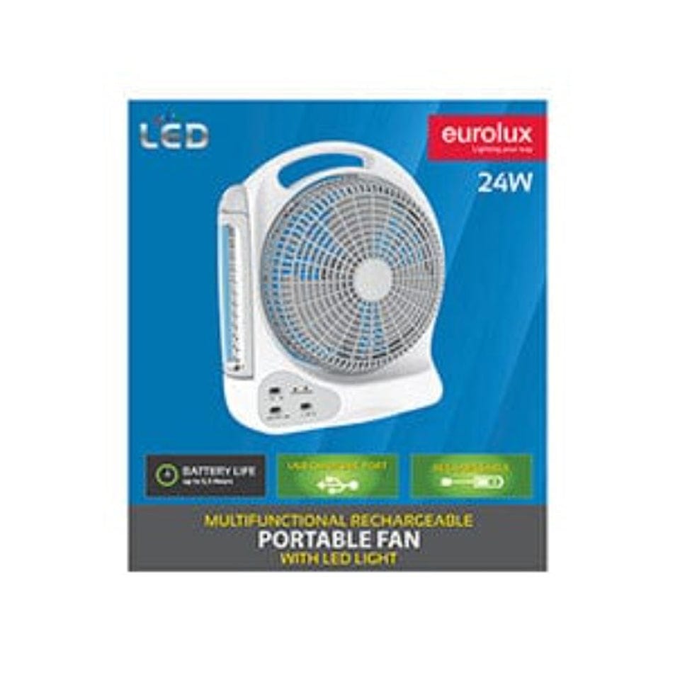 The Lighting Club fan Rechargeable Portable Fan - LED Desk Lamp F8-L 6009551807124