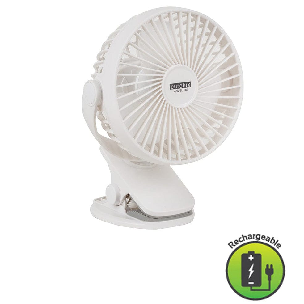The Lighting Club USB Clip-on Fan - Rechargeable & Portable F87 6007328397625