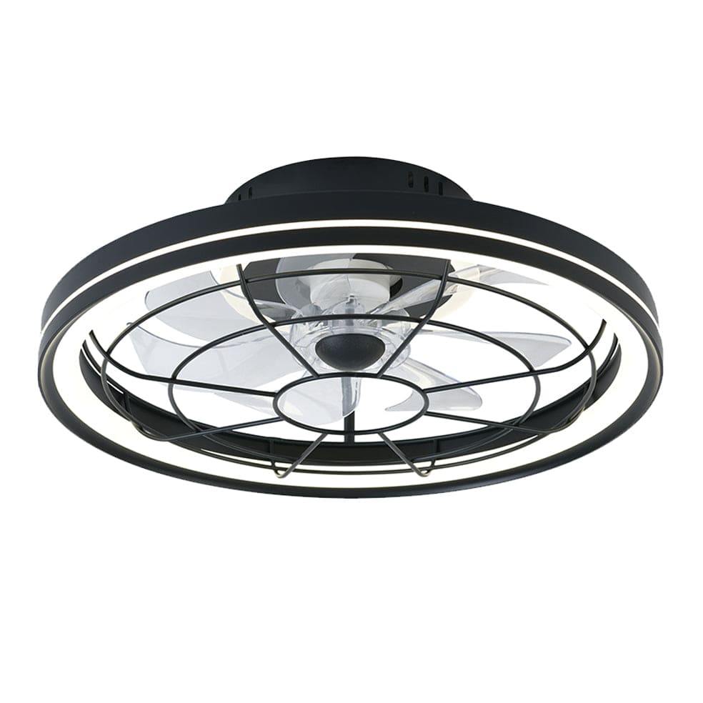 The Lighting Club Ceiling Fans Ceiling Fan with Dimmable LED Light Black FCF010 BLACK