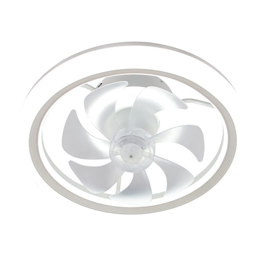 The Lighting Club Ceiling Fans Ceiling Fan with Dimmable LED Light White FCF019 WHITE
