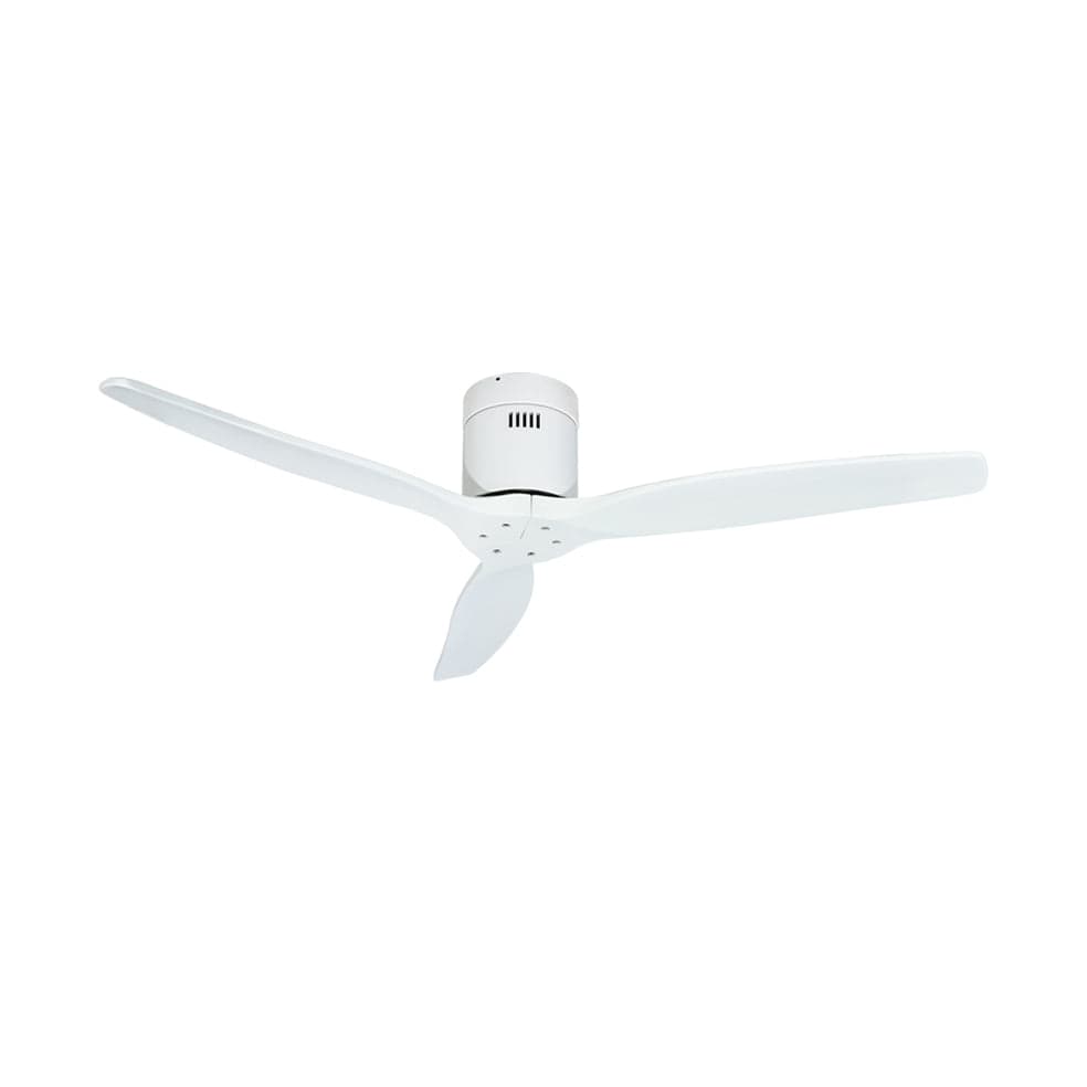 The Lighting Club Ceiling Fans Marie Metal and Wood Ceiling Fan White FCF076 MATT WHITE 6007226080087