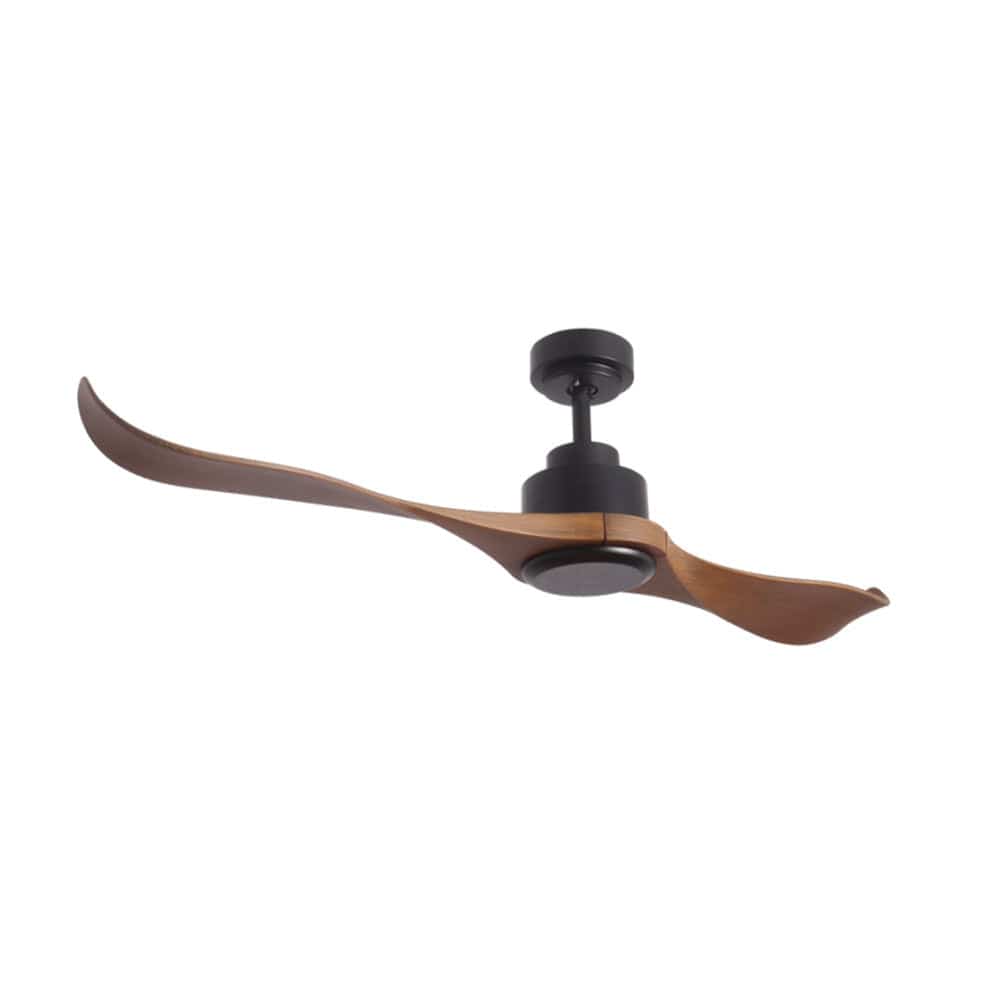 The Lighting Club Ceiling Fans Murray Metal Ceiling Fan Black and Brown FCF081 MATT BLACK 6007226080131