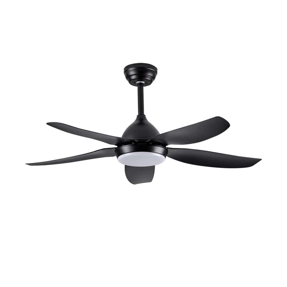 The Lighting Club Ceiling Fans Black Tundra Metal Ceiling Fan with LED Light Black | White | Brown FCF096 BLACK 6007226087154