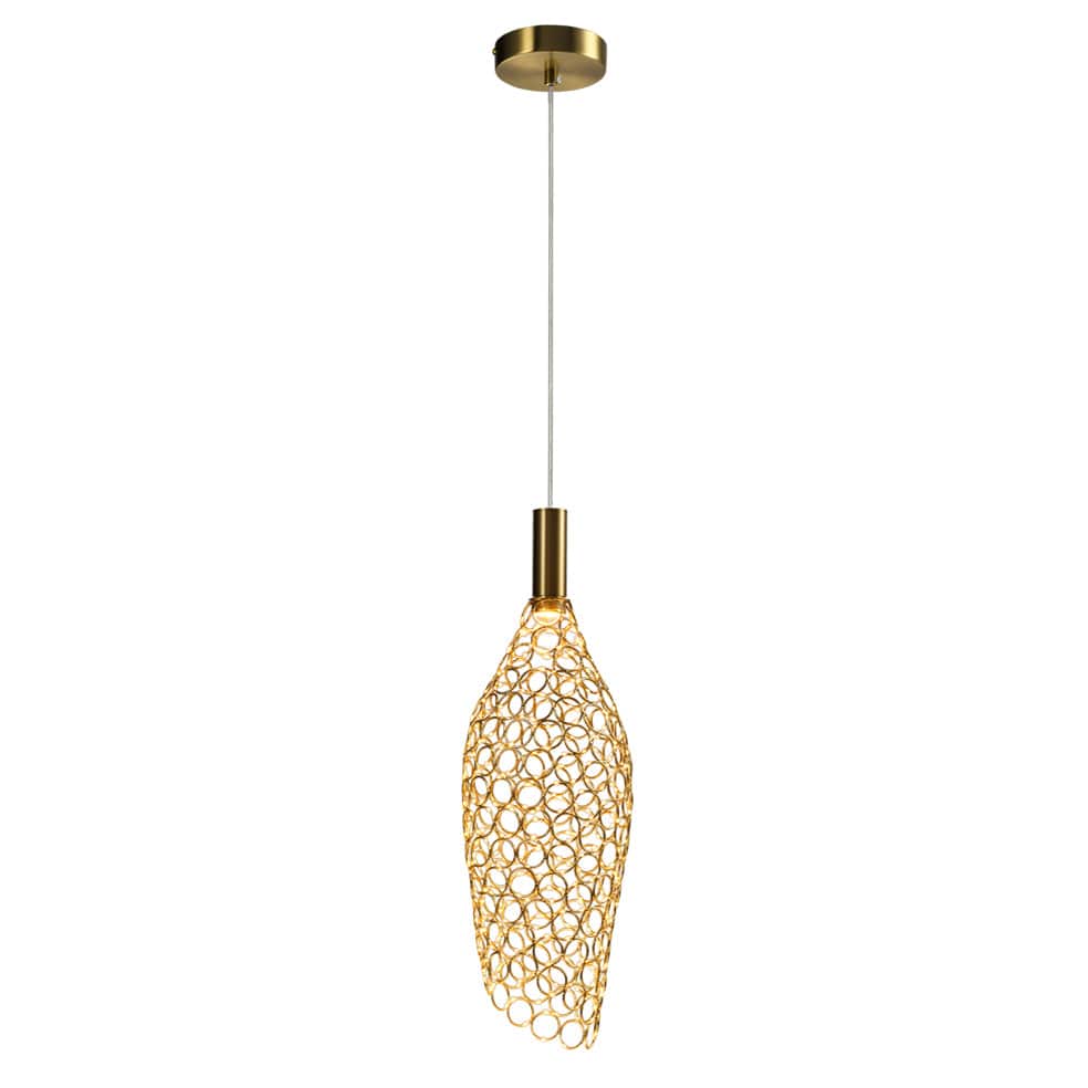 The Lighting Club pendant light Glowtide Metal LED Pendant in Medium and Large Gold | Chrome | Black