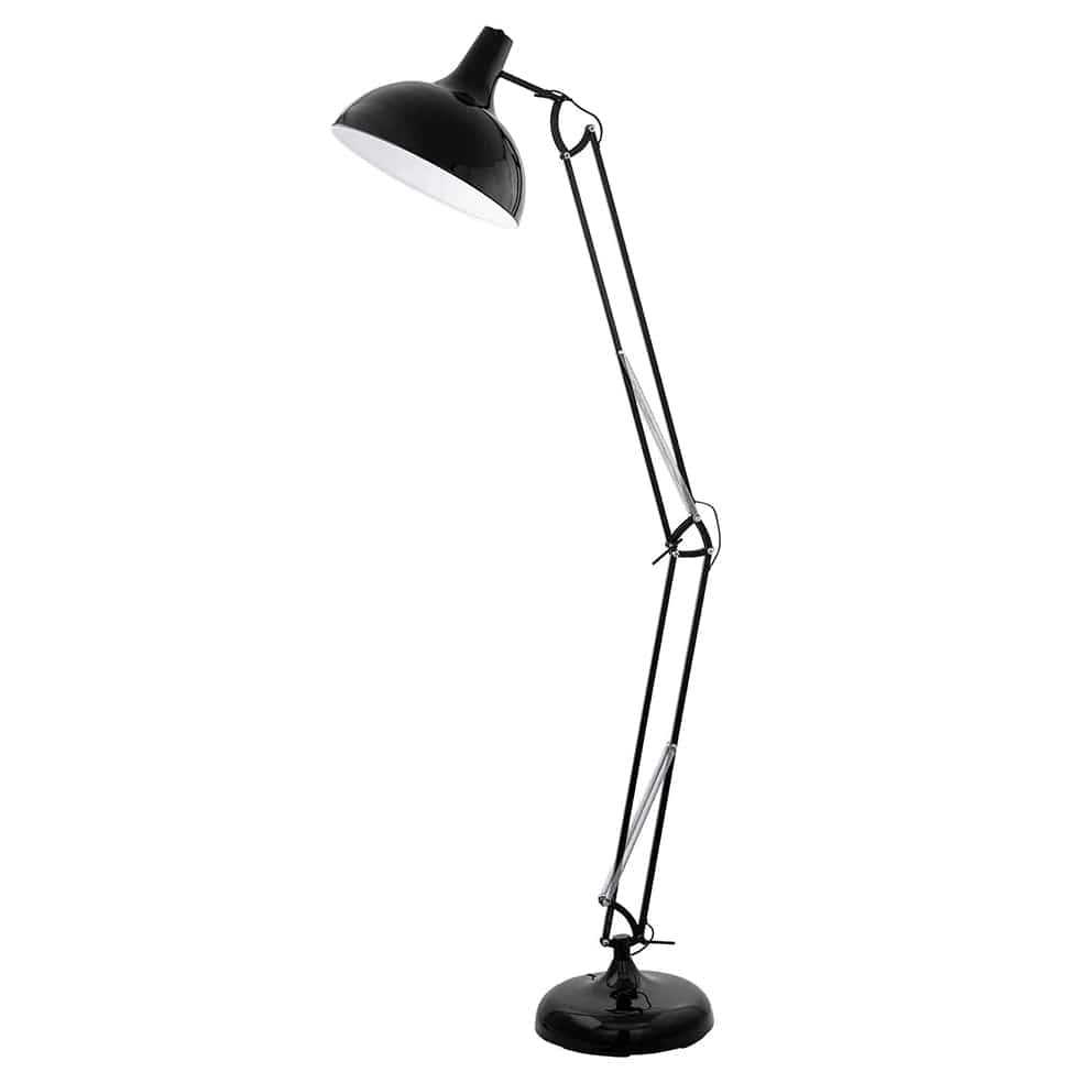 The Lighting Club Lamps Black Borgillio Floor Lamp FL188B 9002759946982