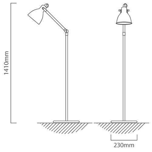 The Lighting Club Priddy Floor Lamp