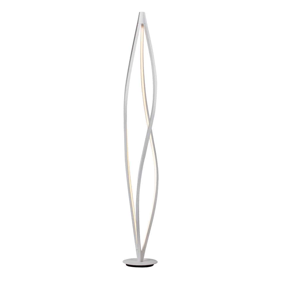The Lighting Club Floor lamps Senna Series Steel and Acrylic Floor Lamp FL209WH 6007328383109