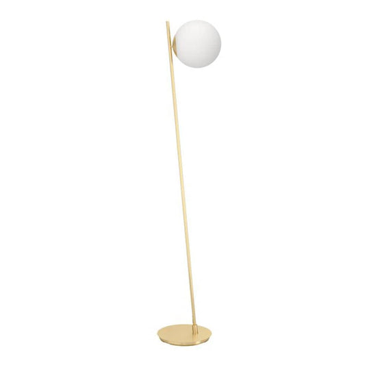 The Lighting Club Floor lamp Rondo Metal Floor Lamp Brushed Brass FL230 9008606274451