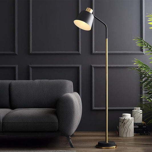The Lighting Club Floor lamp Twilight Floor Lamp in Black and Brass FL234 6009551809739