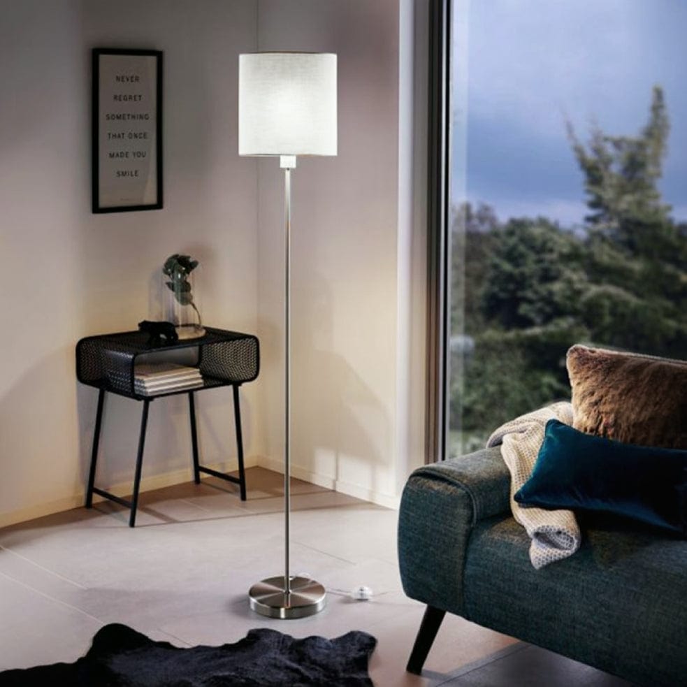 The Lighting Club Floor lamp Pasteri Metal and Fabric Floor Lamp FL293 9002759951641