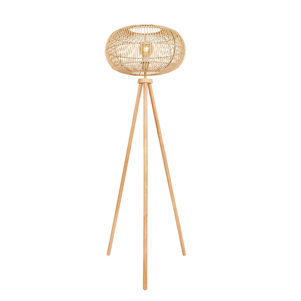 The Lighting Club Floor lamp Marina Floor Light - Woven Rattan FL332N 6009551807704
