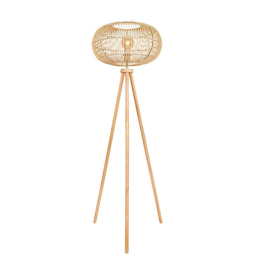 The Lighting Club Floor lamp Marina Floor Light - Woven Rattan FL332N 6009551807704