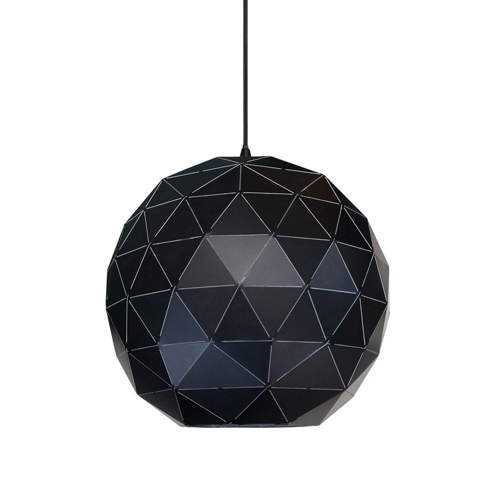 The Lighting Club Pendant Lights Large Laser Cut Metal Ball Pendant Light Black | 3 Sizes G-KLCH-820-L/BL