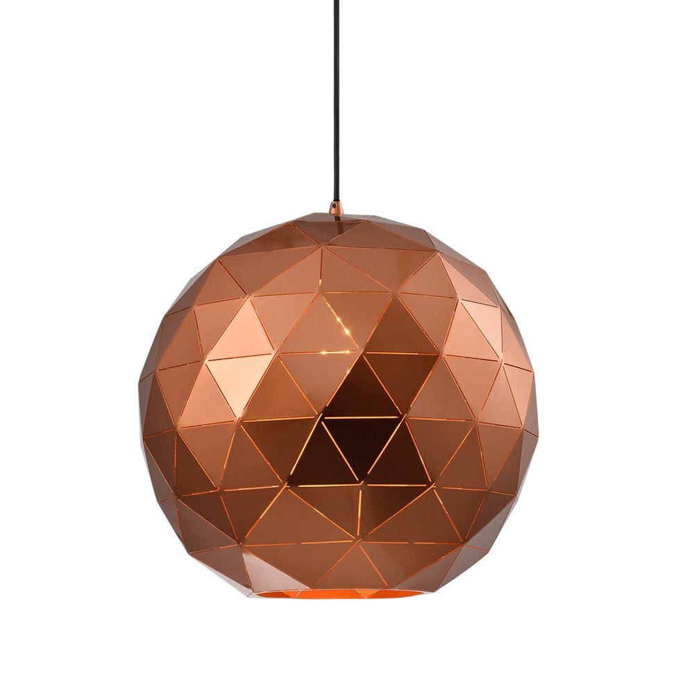 The Lighting Club Pendant Lights Large Laser Cut Metal Ball Pendant Light Copper | 3 Sizes G-KLCH-820-L/CO