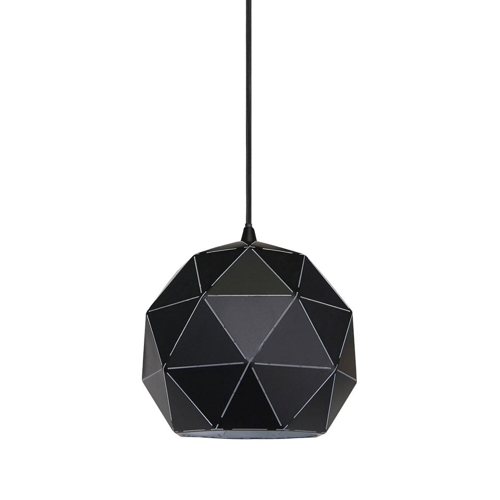 The Lighting Club Pendant Lights Small Laser Cut Metal Ball Pendant Light Black | 3 Sizes G-KLCH-820-S/BL