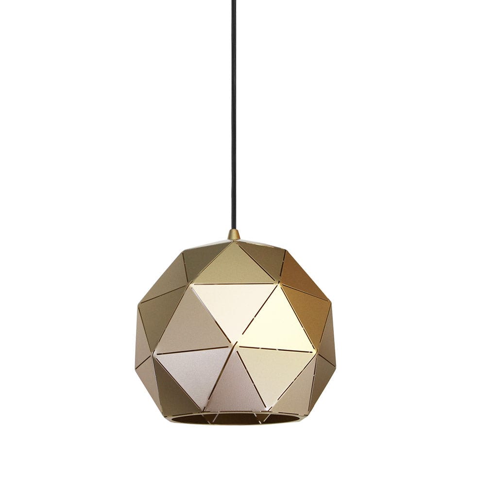 The Lighting Club Pendant Lights Small Laser Cut Metal Ball Pendant Light Satin Gold | 3 Sizes G-KLCH-820-S/SG