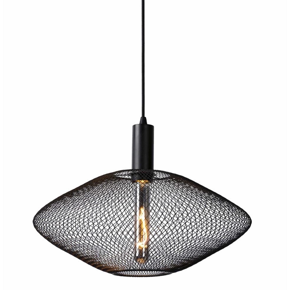 The Lighting Club Black Mesh Pendant Light  Metal Black | Gold G-KLCH-86/BL