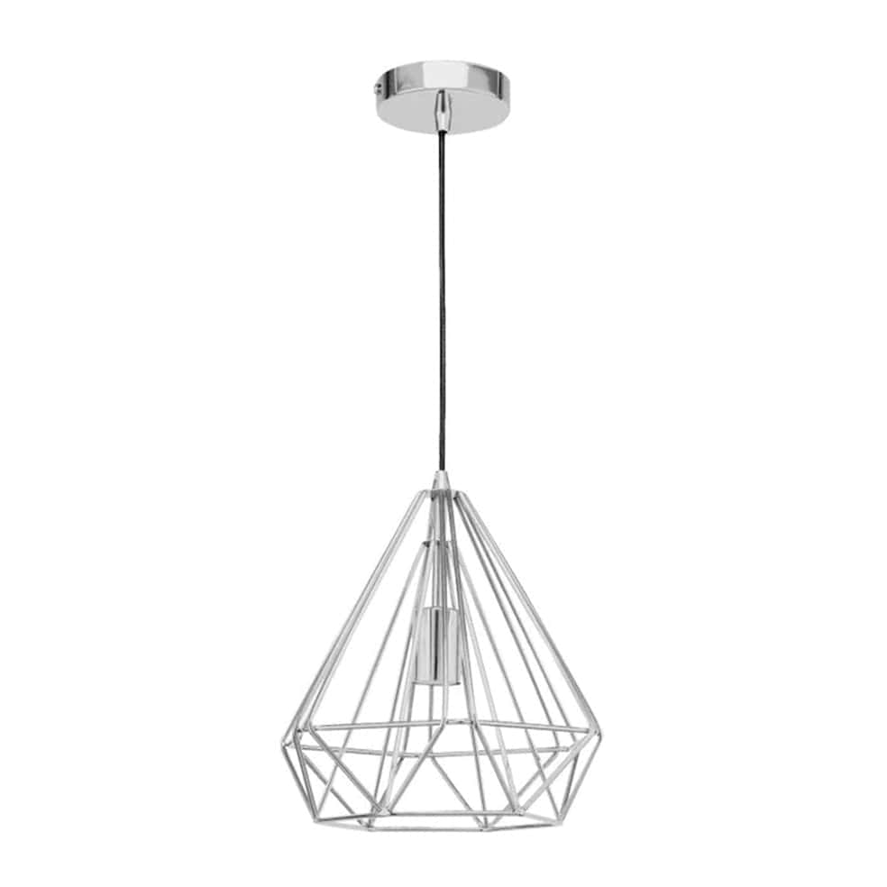 The Lighting Club Pendant Medium / Chrome Prisma Metal Pendant Light Black | Copper | Chrome G-KLCH81015M/CH