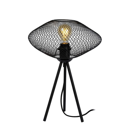 The Lighting Club Lamps Black Mesh Table Lamp Black | Gold G-KLT-86/BL