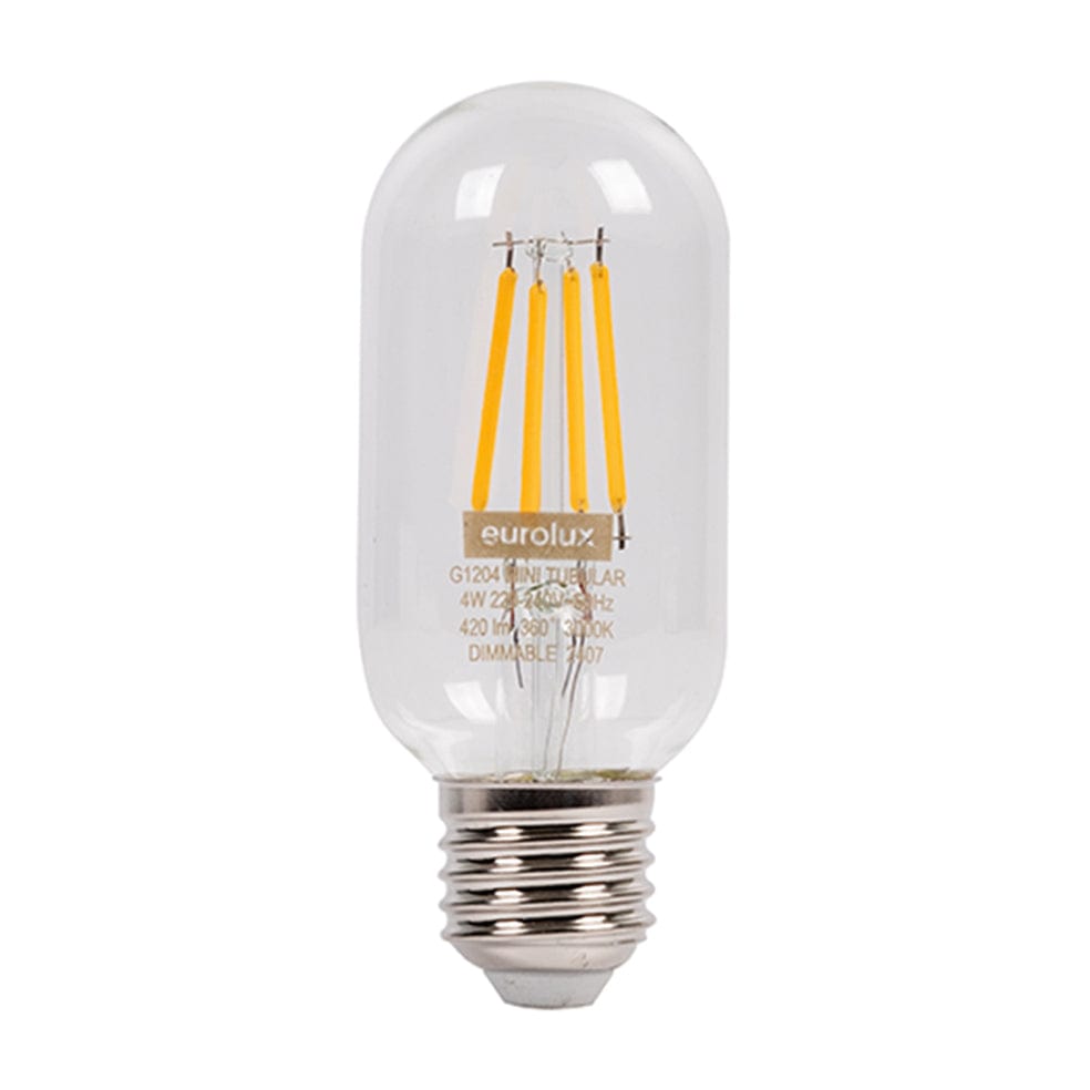The Lighting Club LED Bulbs GlowTube Mini E27 LED Filament Bulb - Warm White G1204