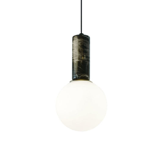 The Lighting Club Lighting Black Marble Marble Pendant Light Black | White GO-KLCH-830/BL