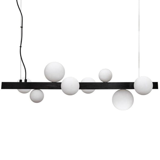 The Lighting Club Black Fantasy Chandelier 8 Light Black | Gold GO-KLCH423-8/BL