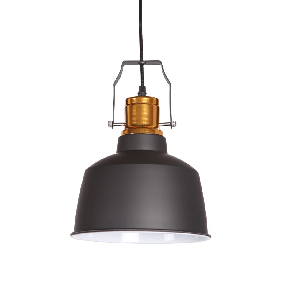 The Lighting Club pendant light Black Nautical Pendant Light Black | Gold | White H-KLCH-1423/BL