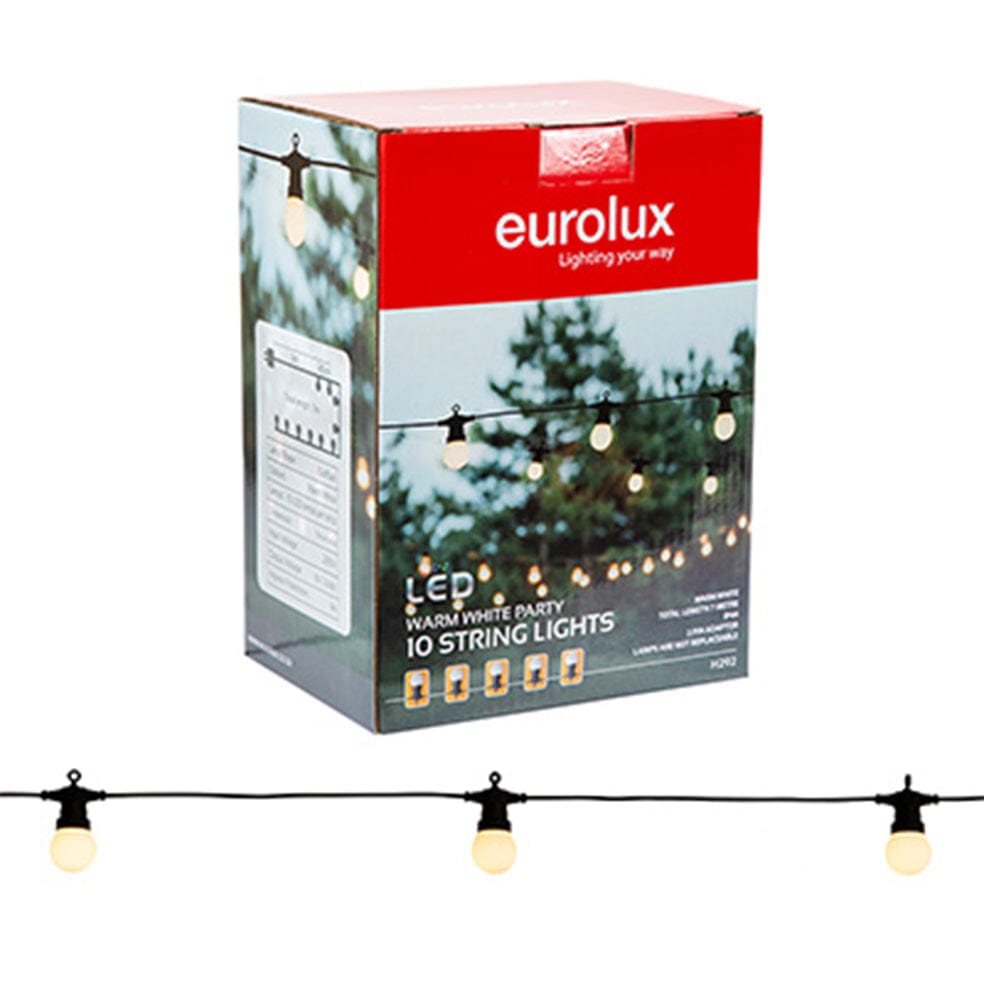 The Lighting Club Outdoor Light Party String LED Lights Black H292 6009551806646