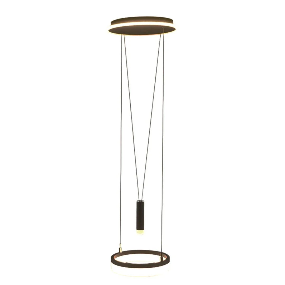 The Lighting Club pendant light Pullcore Vertical LED Pulley Pendant Light - Black J-K-LED-2530/1
