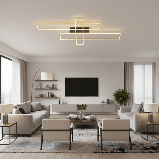 The Lighting Club LED Ceiling Light Wooden Enigma LED Ceiling Fitting J-KLC-LED-1545