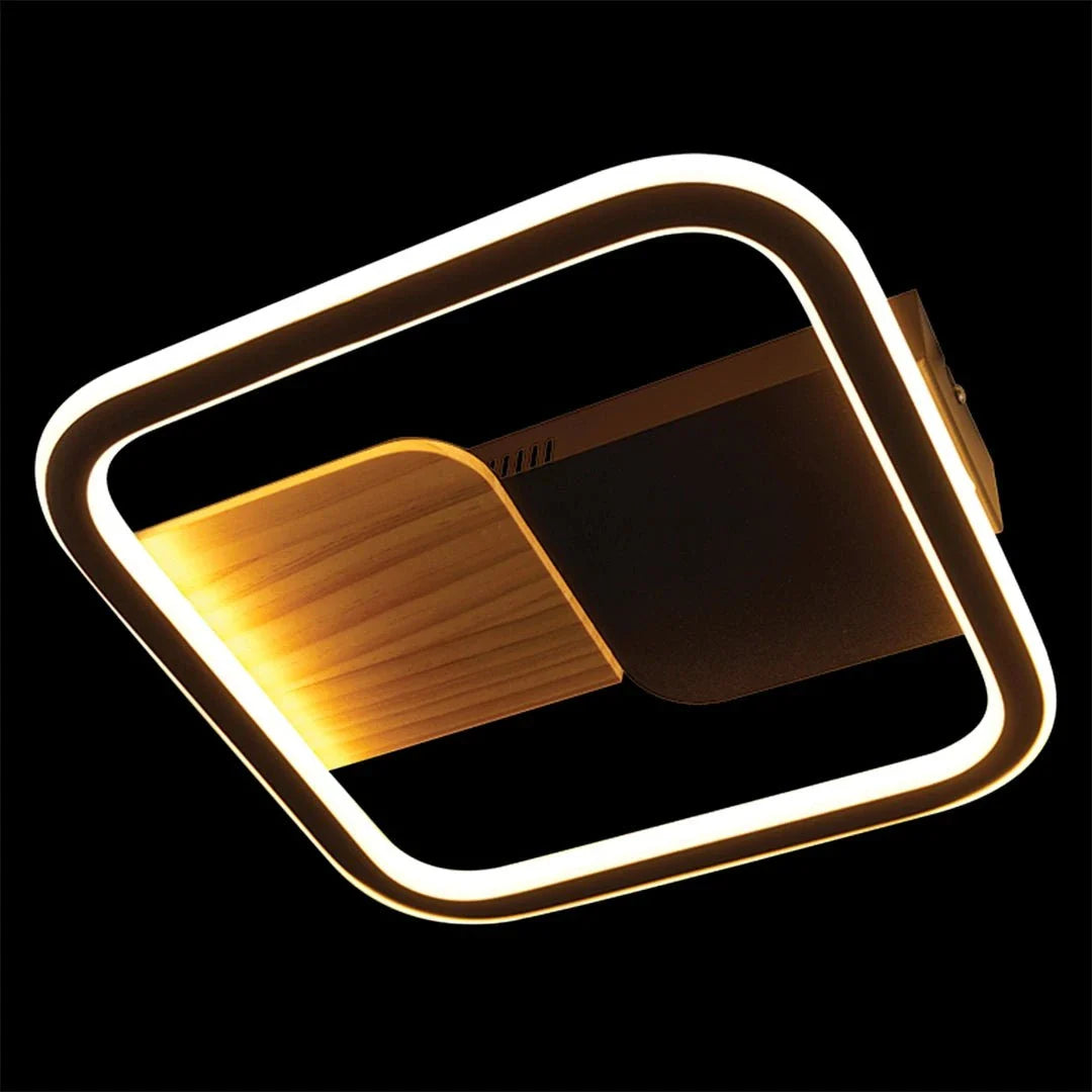 The Lighting Club LED Ceiling Light Yin Yang Square LED Ceiling Fitting J-KLC-LED-864
