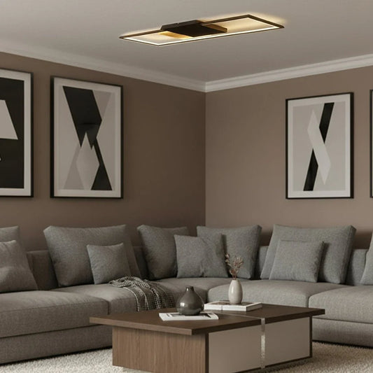 The Lighting Club LED Ceiling Light Yin Yang Rectangular LED Ceiling Fitting J-KLC-LED-896
