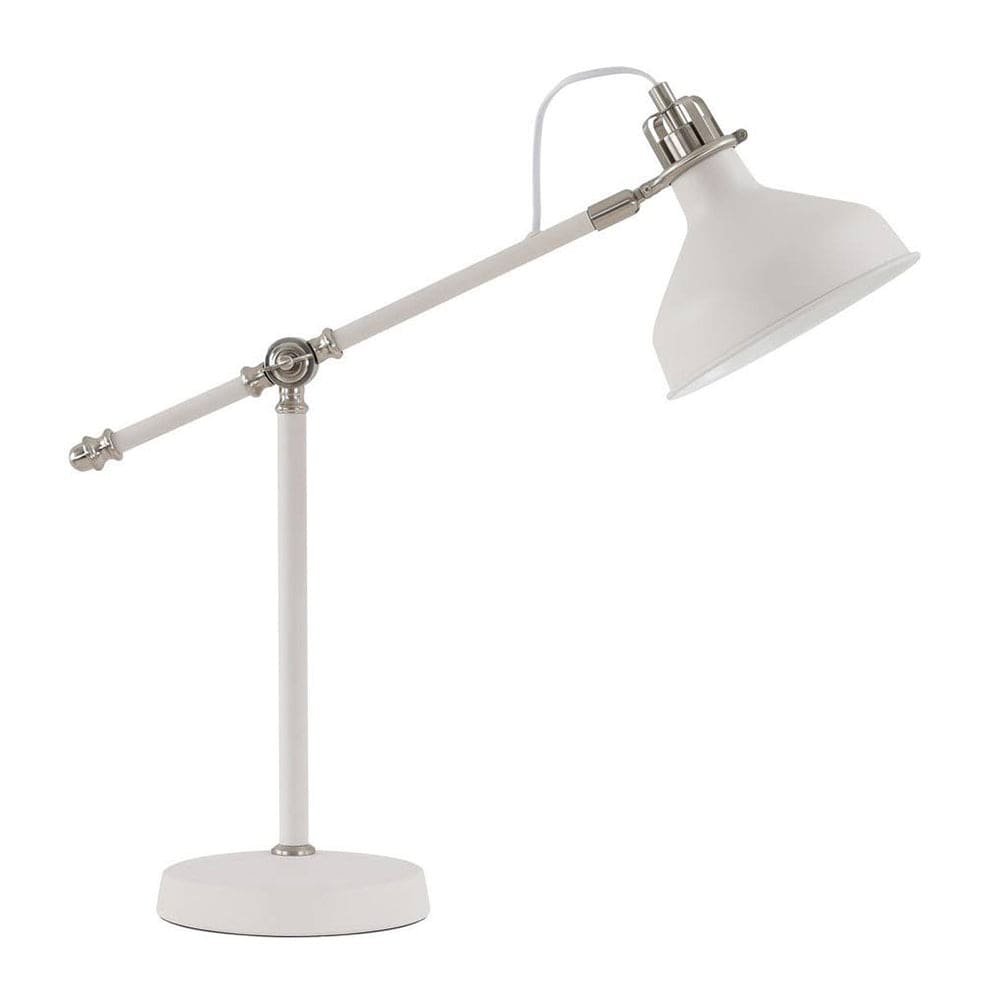 The Lighting Club table lamp White Nickel Luca Table Lamp Metal JF0002WH 6009506495031