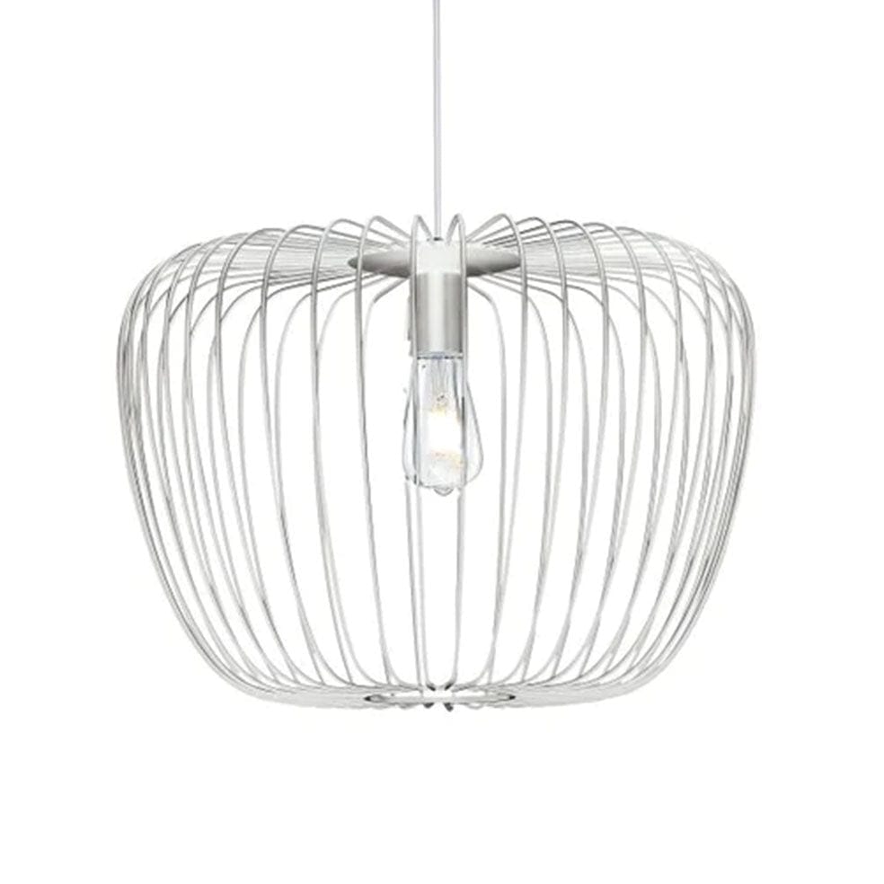 The Lighting Club Large / White / E27 New York Pendant Light Metal Black or White Integrated LED or Bulb K-KLCH-518L/WH
