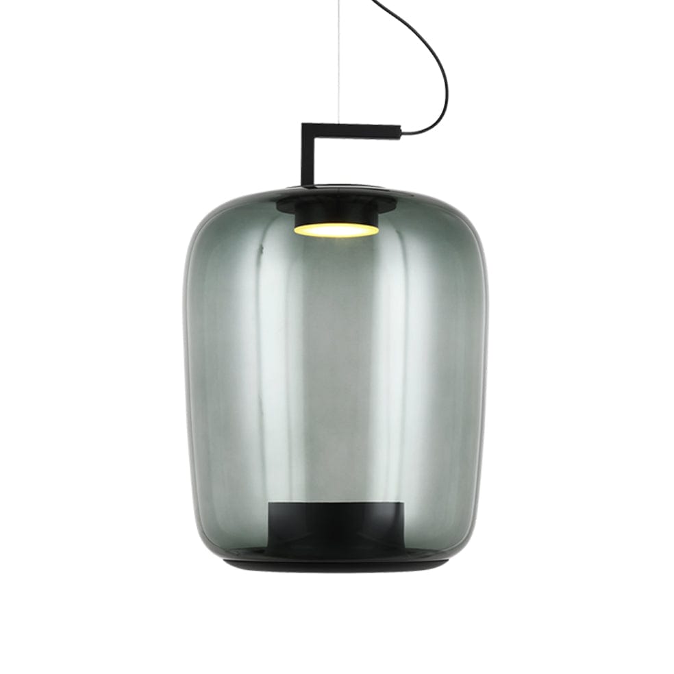 The Lighting Club Pendant Green Magnum 1 Glass Pendant Light | Amber or Green K-LED-021/GR