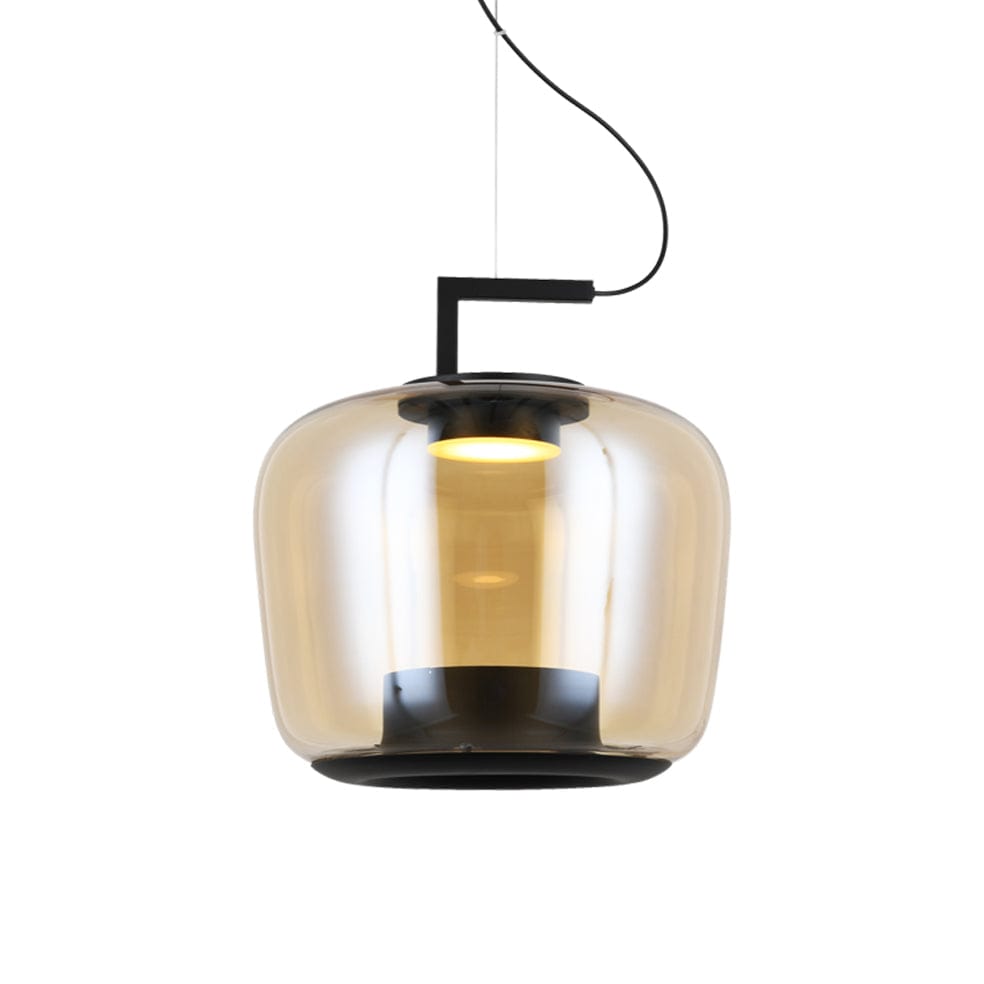 The Lighting Club Pendant Amber Magnum 2 Glass Pendant Light | Amber or Green K-LED-022/AB