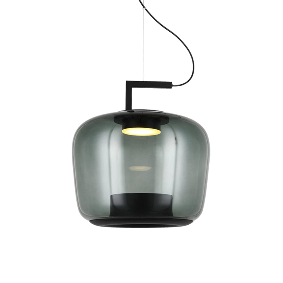 The Lighting Club Pendant Green Magnum 2 Glass Pendant Light | Amber or Green K-LED-022/GR