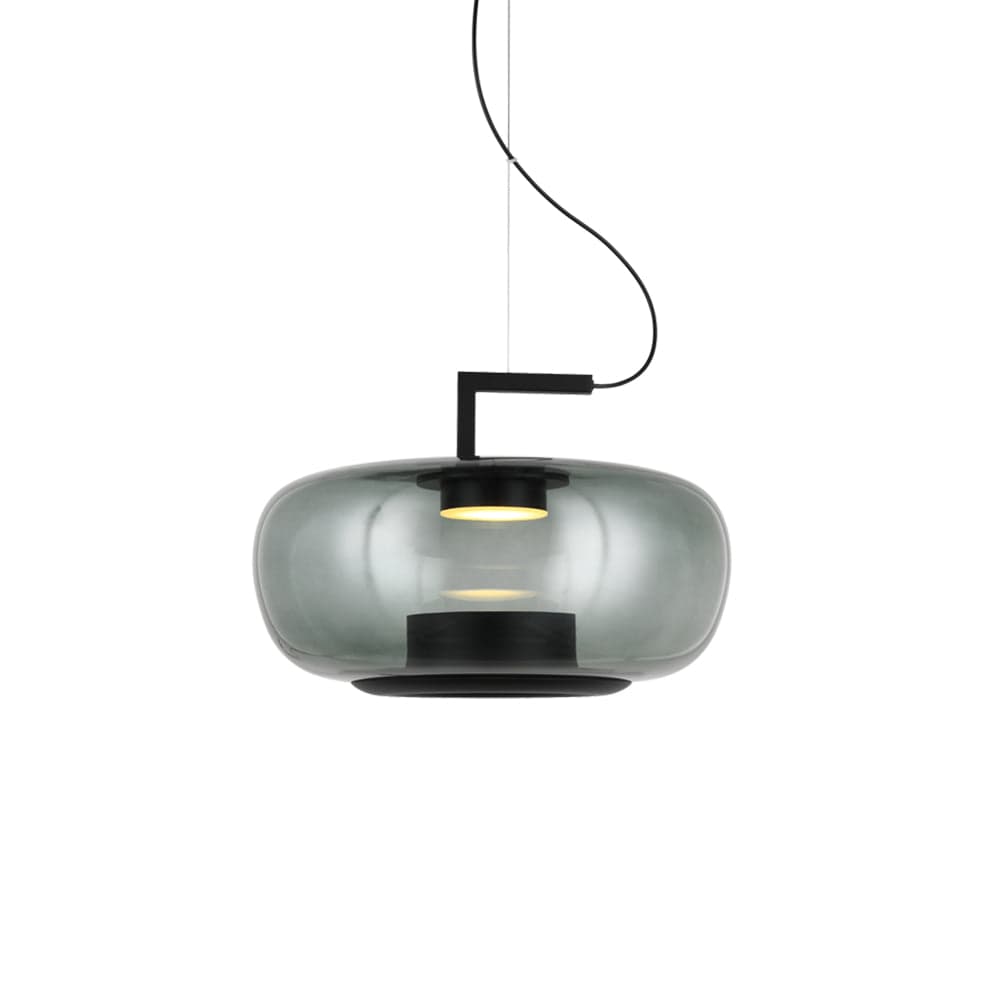 The Lighting Club Pendant Green Magnum 3 Glass Pendant Light | Amber or Green K-LED-023/GR