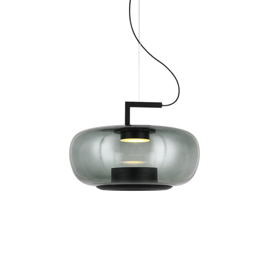 The Lighting Club Pendant Green Magnum 3 Glass Pendant Light | Amber or Green K-LED-023/GR