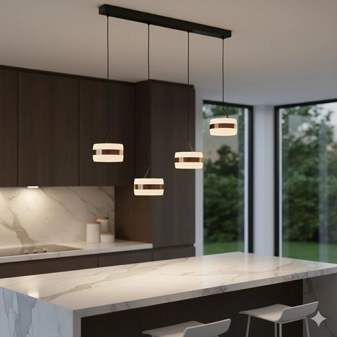 The Lighting Club pendant light Luma Ice Quad 4-Light LED Bar Pendant Light K-LED-150/4B