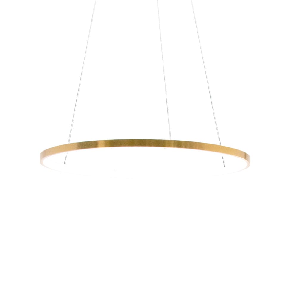 The Lighting Club Pendant Gold / 60cm Ribbon Pendant Light Gold, Black or White | 2 Sizes K-LED-190-60/GD