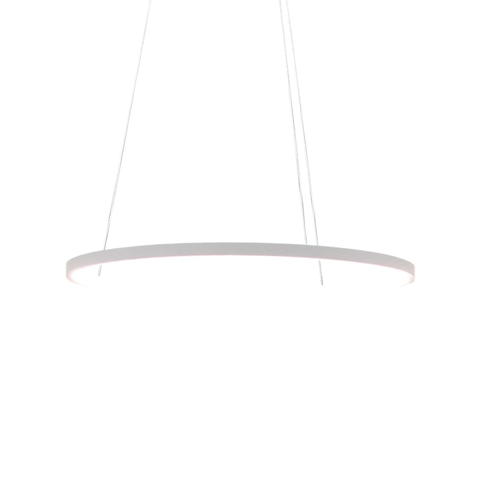 The Lighting Club Pendant White / 60cm Ribbon Pendant Light Gold, Black or White | 2 Sizes K-LED-190-60/WH