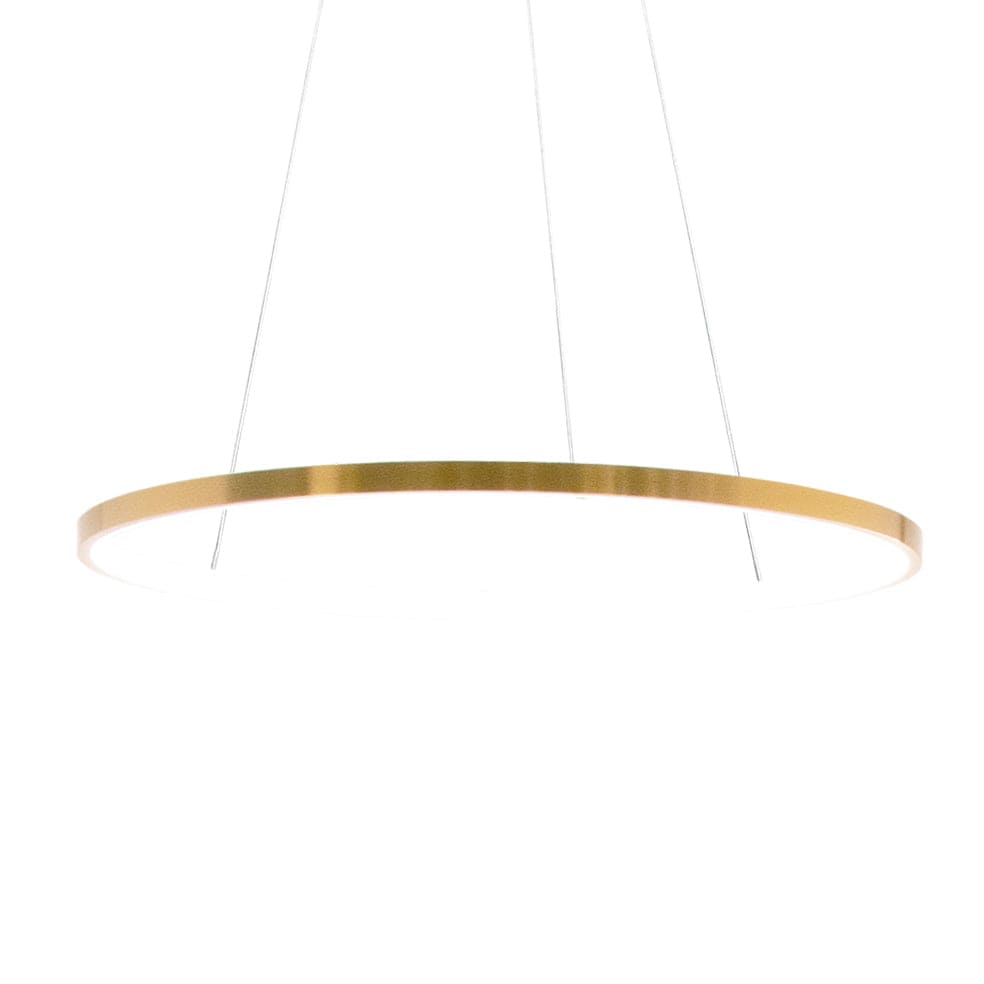 The Lighting Club Pendant Gold / 80cm Ribbon Pendant Light Gold, Black or White | 2 Sizes K-LED-190-80/GD