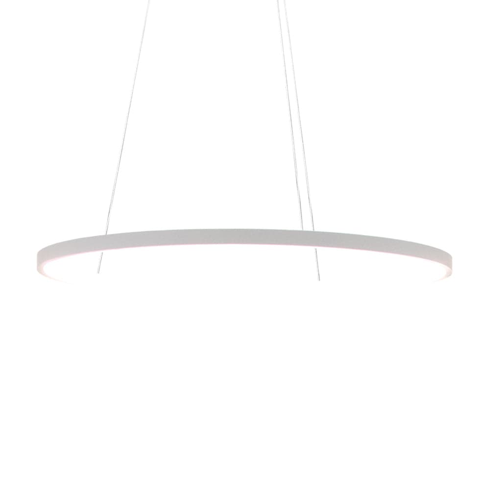 The Lighting Club Pendant White / 80cm Ribbon Pendant Light Gold, Black or White | 2 Sizes K-LED-190-80/WH