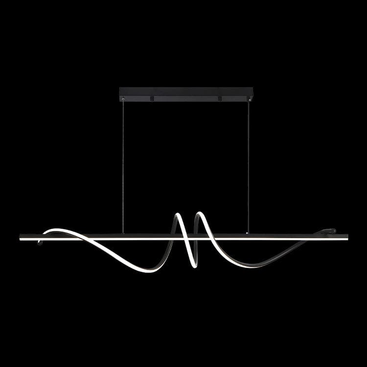 The Lighting Club Pendant Black Rhythm LED Pendant Light in Gold or Black K-LED-2057/BL