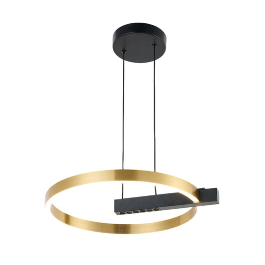 The Lighting Club pendant light Gold Astra Halo LED Pendant Light – Gold | Black K-LED-23039/GD