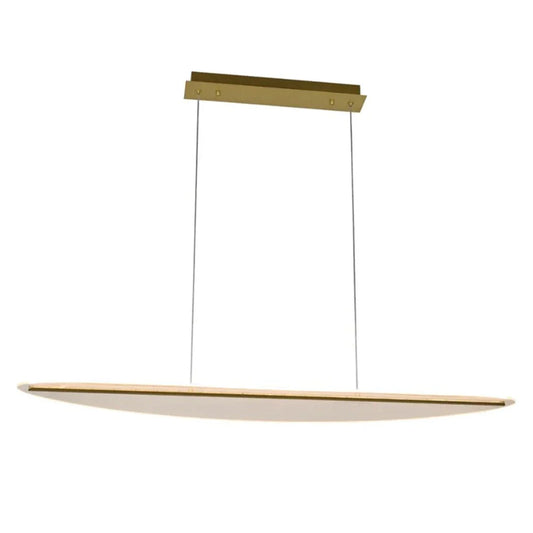 The Lighting Club LED Pendant Nautilus LED Pendant Light - Satin Gold K-LED-2423