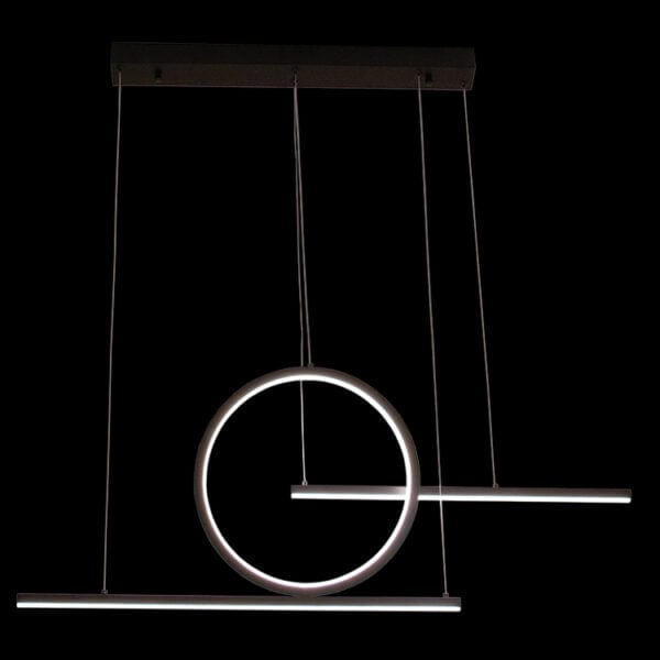 The Lighting Club Pendant Black Pendulum LED Pendant Light  in Gold or Black K-LED-300/BL