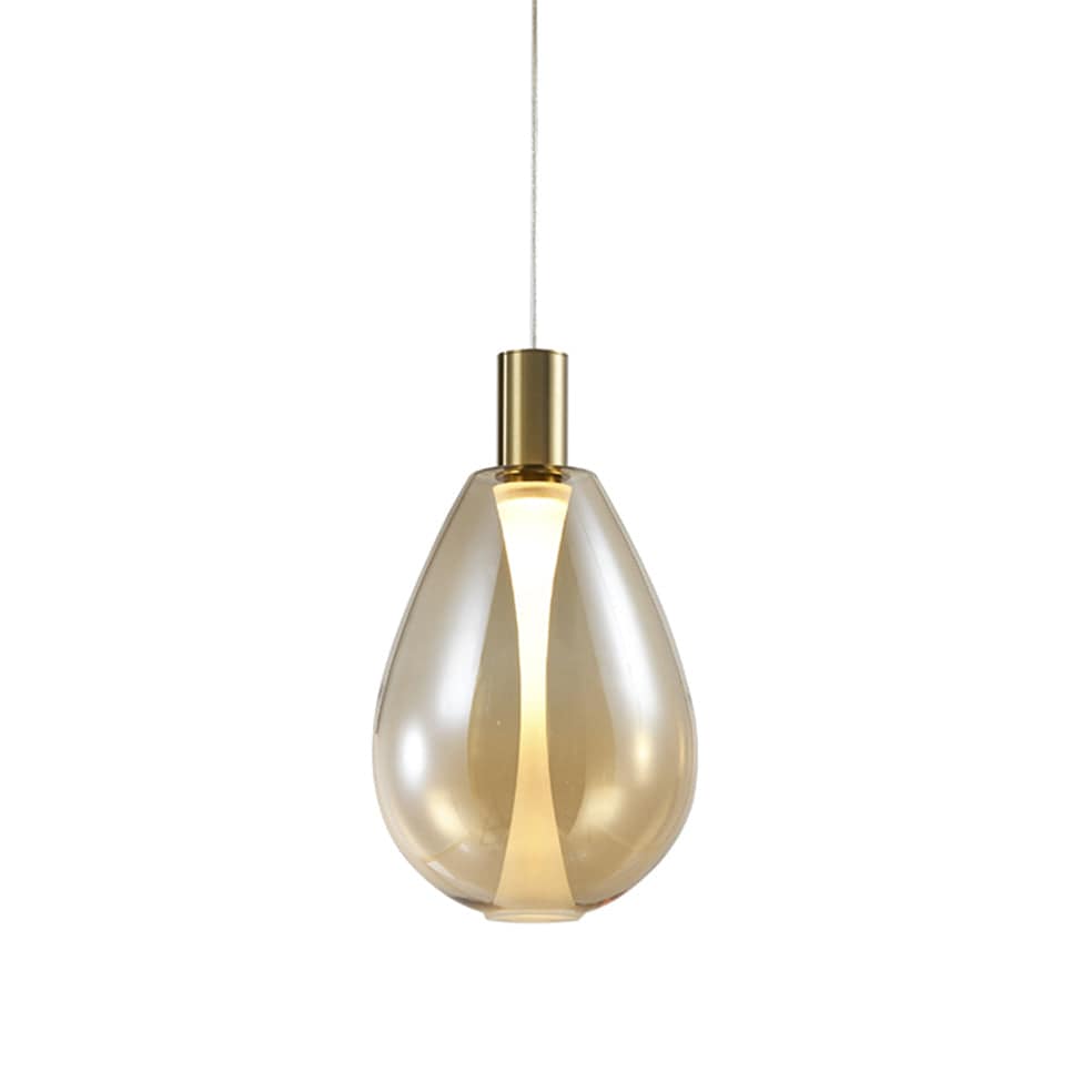 The Lighting Club pendant light Medium / Amber Aurelia Pendant Light in Medium and Large  Amber | Smoke | Clear K-LED-401/AB